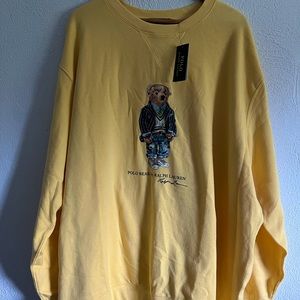 NWT Polo Ralph Lauren bear sweatshirt 3XLT